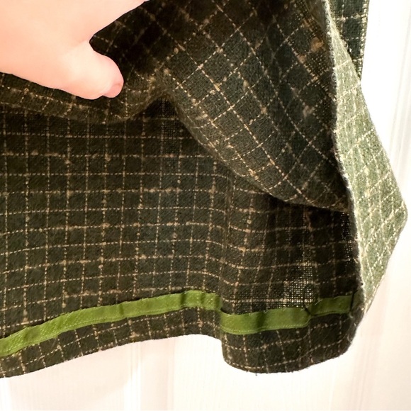 Vintage Tweed Wool Blazer Skirt Suit Set sz Small - Picture 14 of 15